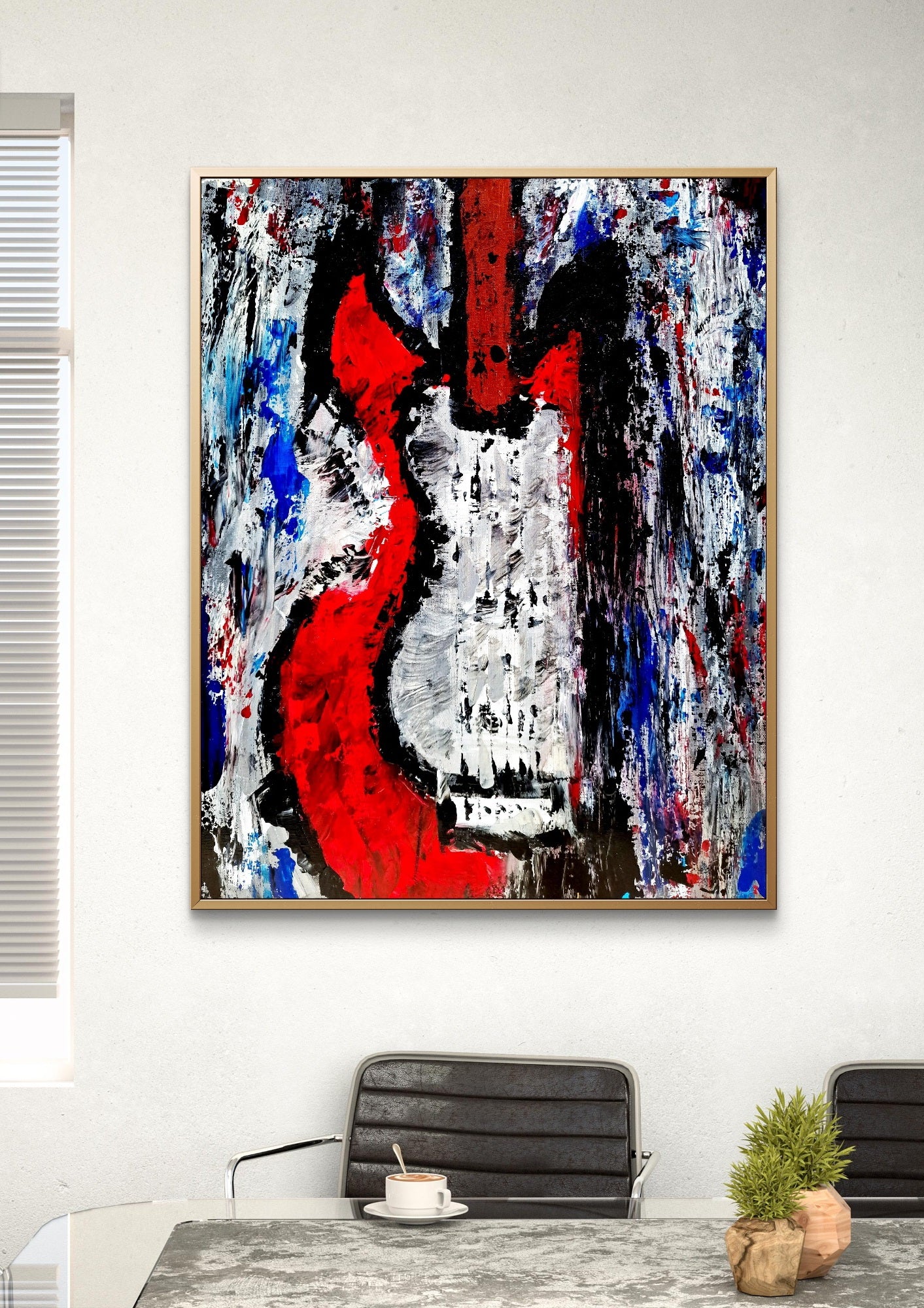 Resonance of Chaos - Original Acrylic Painting (40x50 cm)