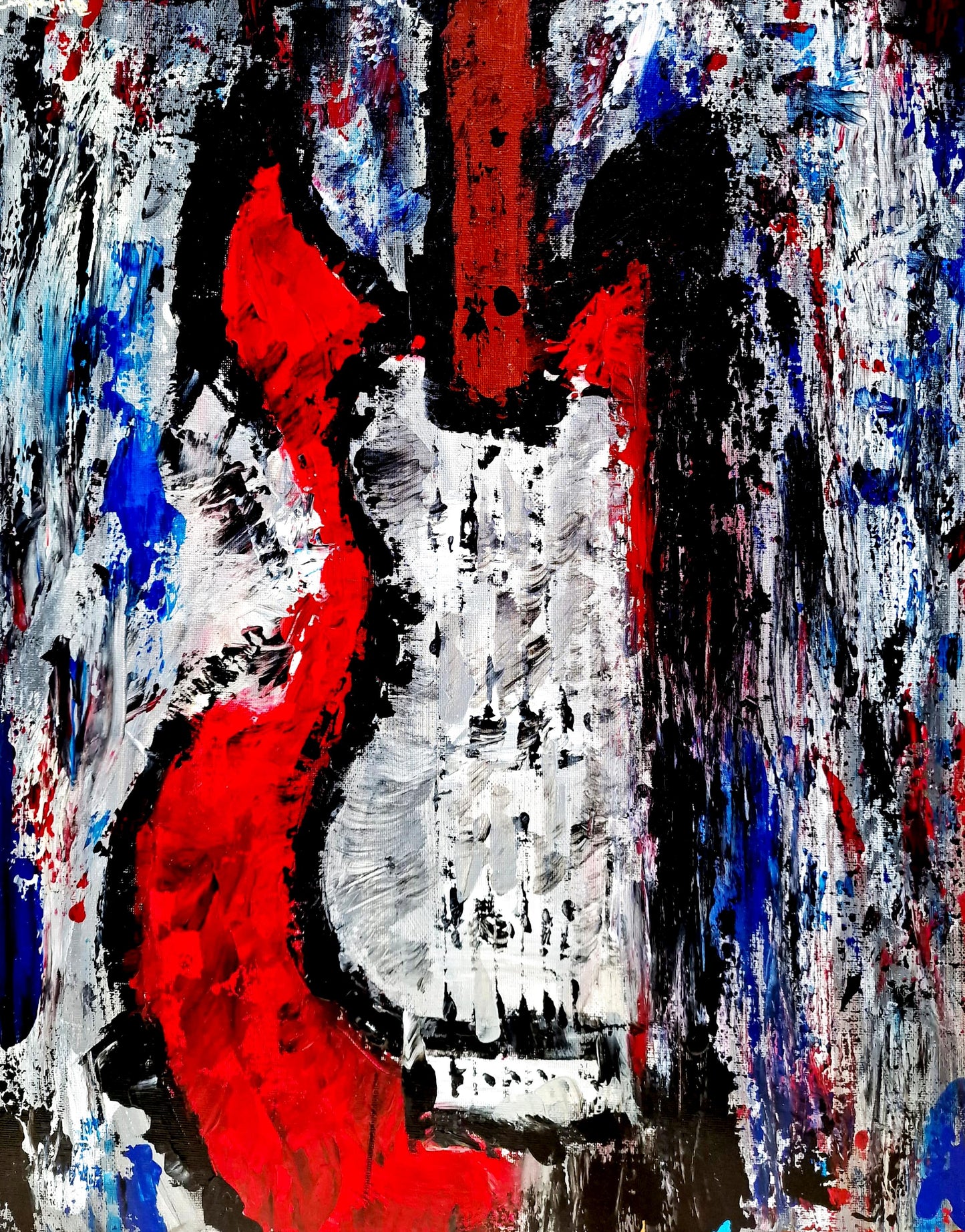 Resonance of Chaos - Original Acrylic Painting (40x50 cm)