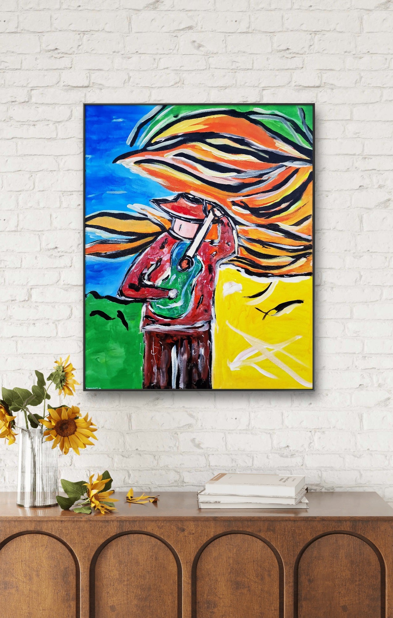 Songs of Sol - Original Acrylic Painting (40x50 cm)