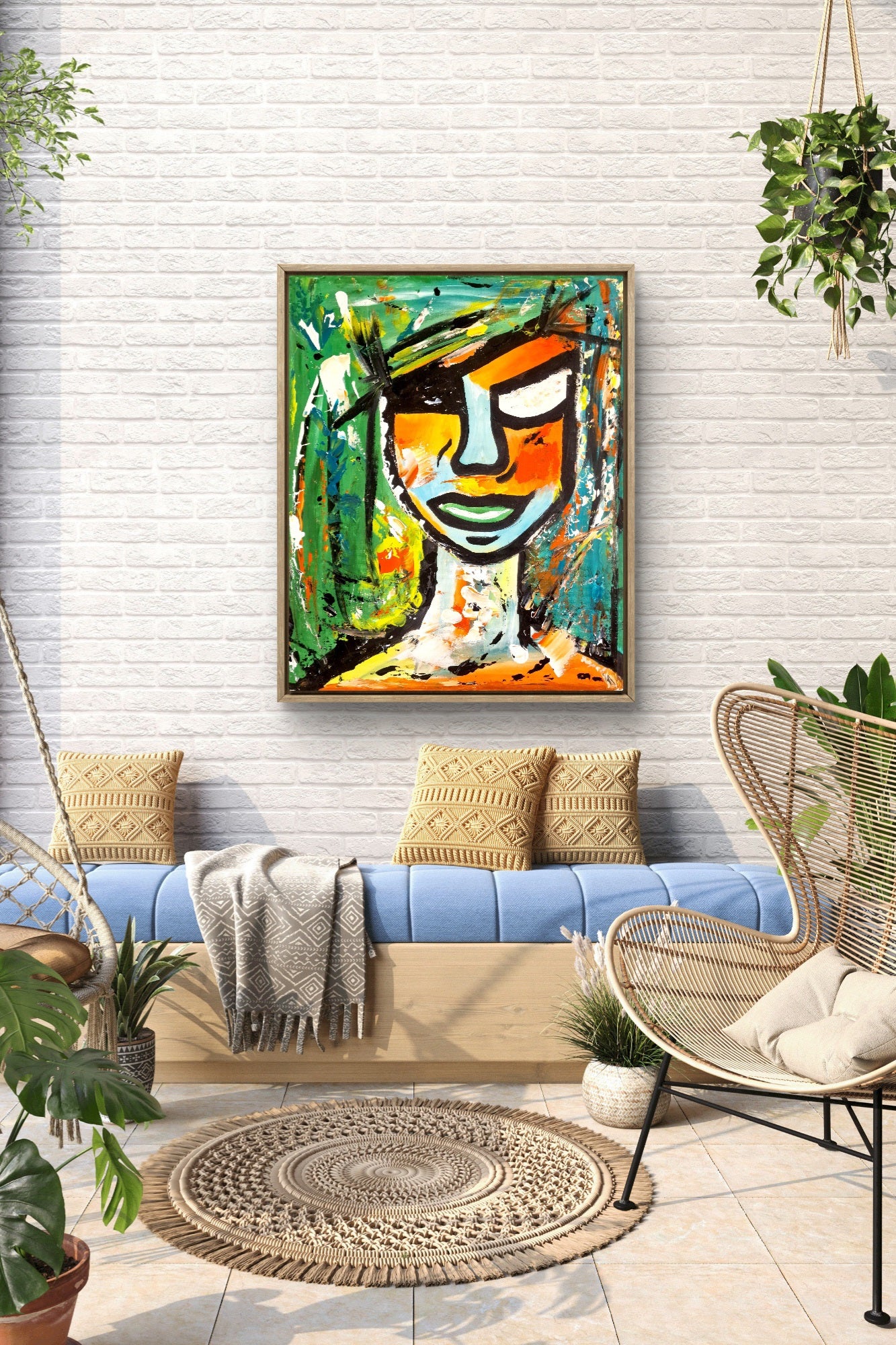Visionary - Original Acrylic Painting (40x50 cm)