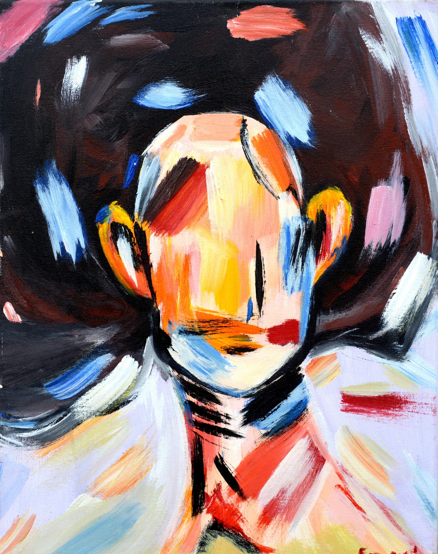 Eclipse of Self - Original Acrylic Painting (40x50 cm)