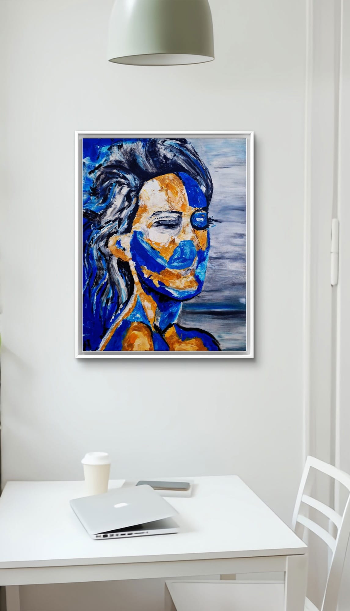 Ocean’s Gaze - Original Acrylic Painting (65x81 cm)