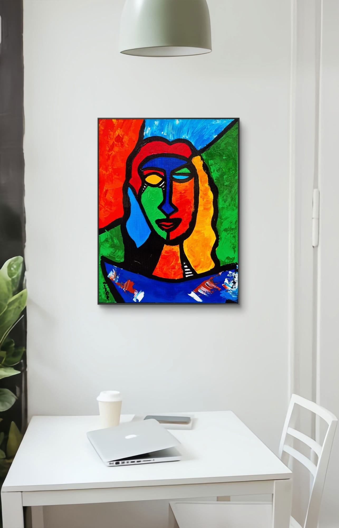 Reflections of the Soul - Original Acrylic Painting (40x50 cm)