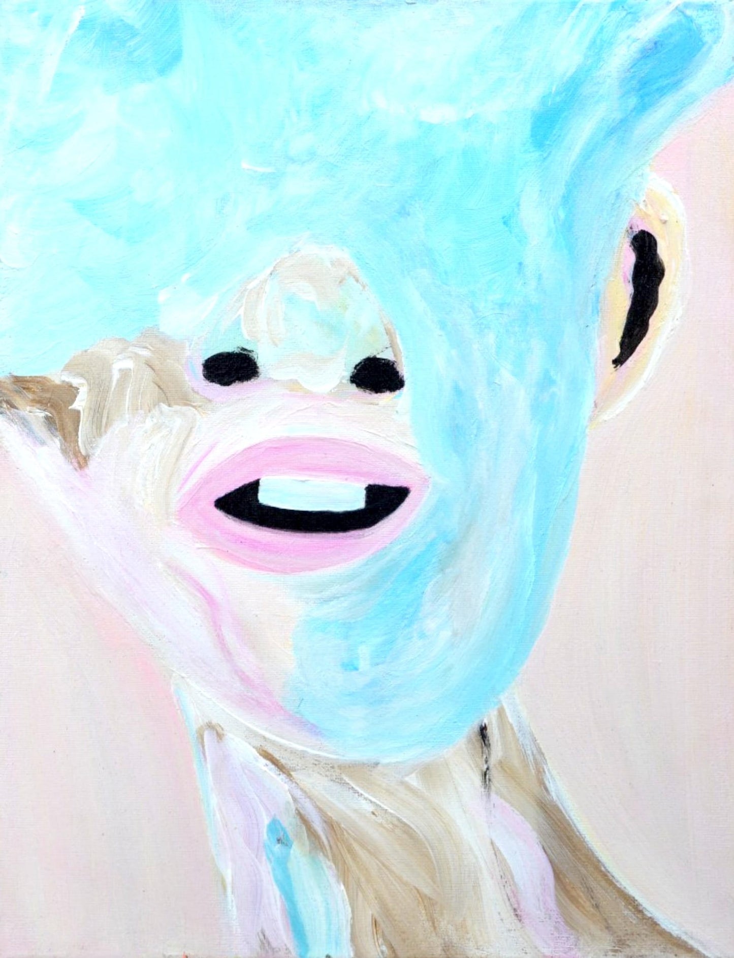 Soft Static - Original Acrylic Painting (40x50 cm)