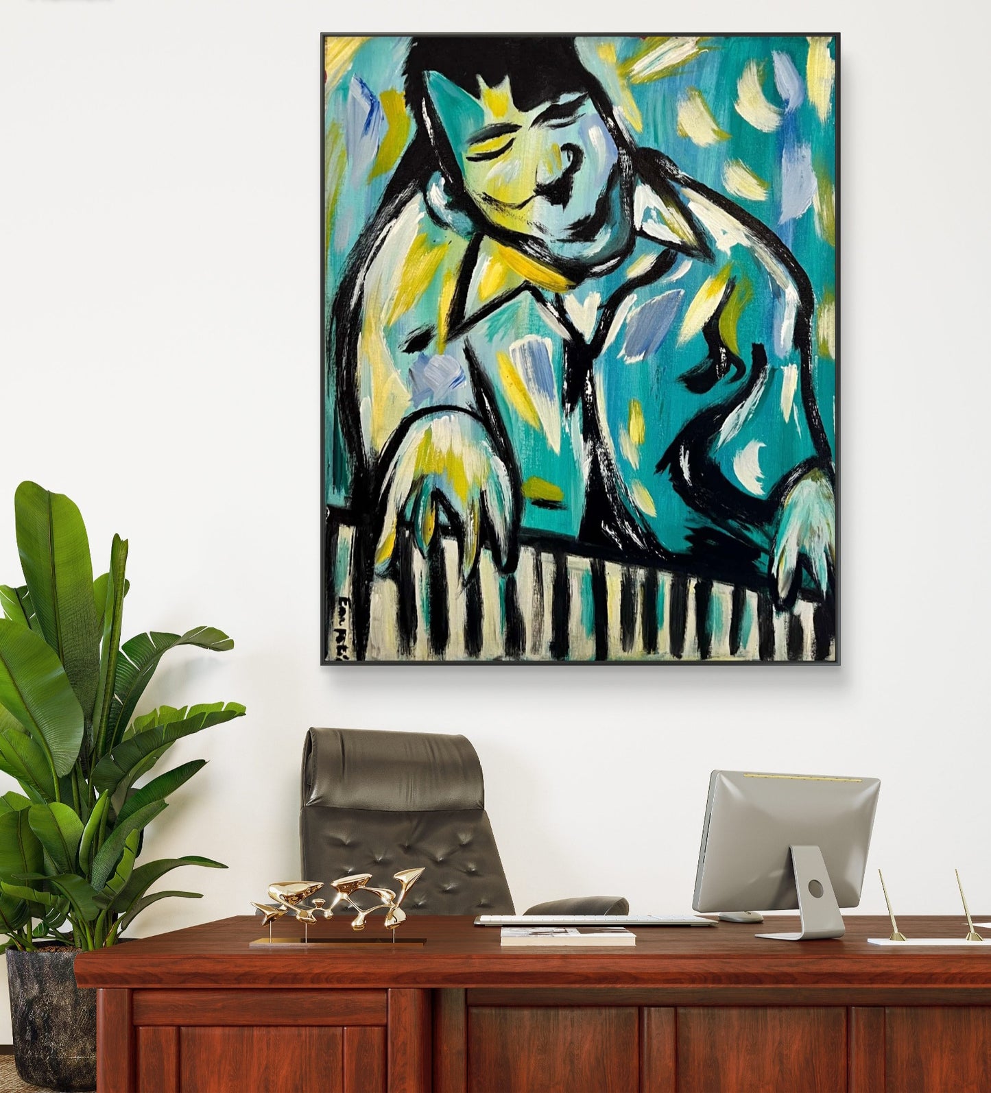 Soul Keys - Original Acrylic Painting (40x50 cm)