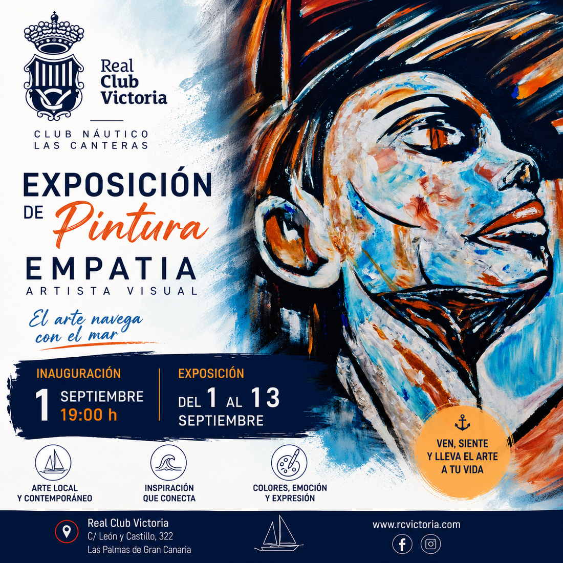 Exhibition at Club Real Victoria, Las Palmas