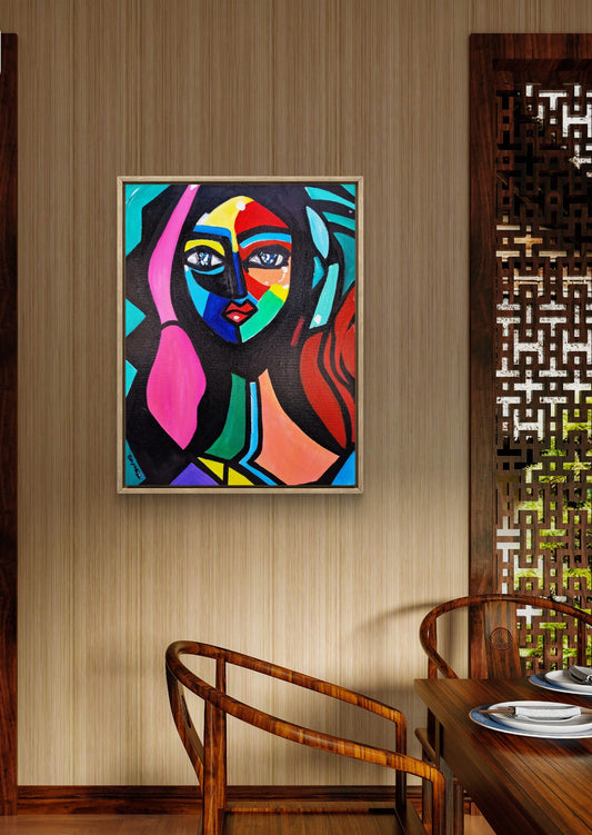 Fragments of the Soul - Original Acrylic Painting (40x50 cm)