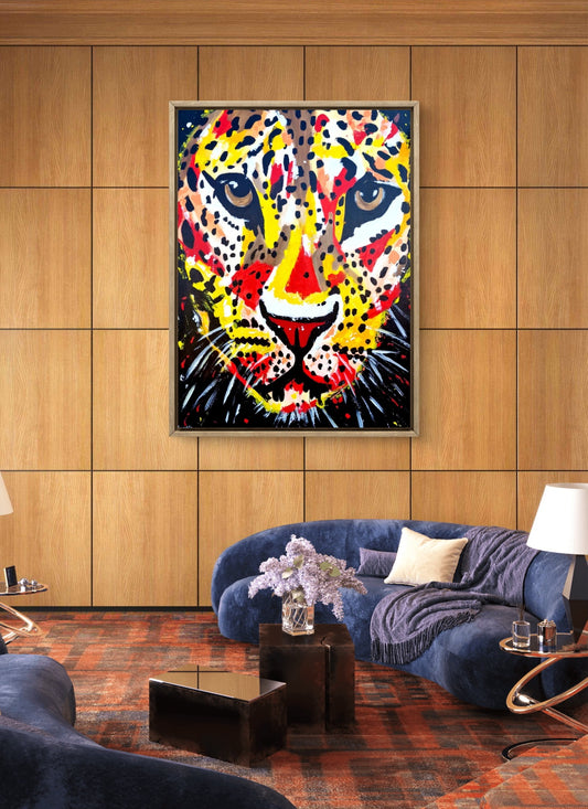 Eye of the Wild - Original Acrylic Painting (40x50 cm)