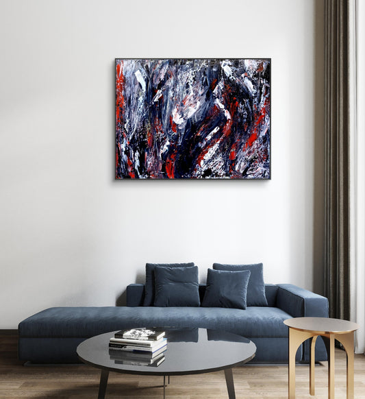Storm Within - Original Acrylic Painting (40x50 cm)