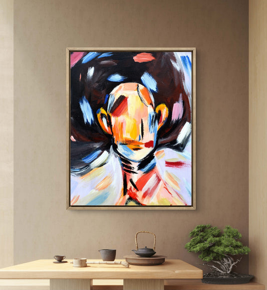 Eclipse of Self - Original Acrylic Painting (40x50 cm)