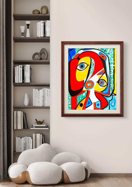 Awakening of the Inner Vision - Orginal Acrylic Painting (40-50 cm)