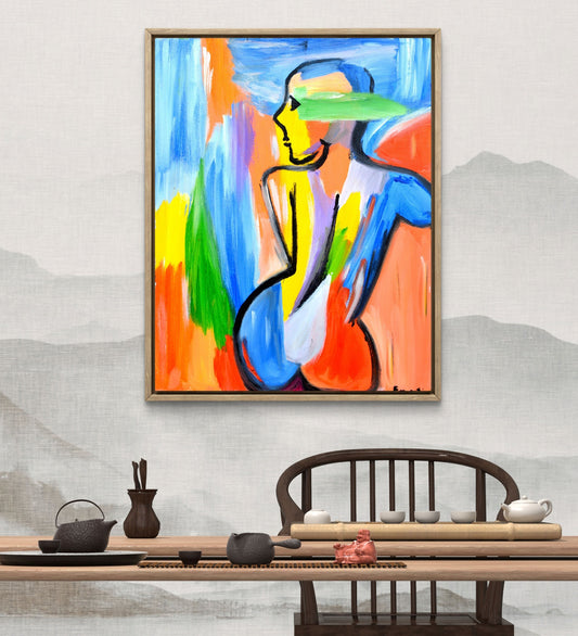 Becoming Light - Original Acrylic Painting (40x50 cm)