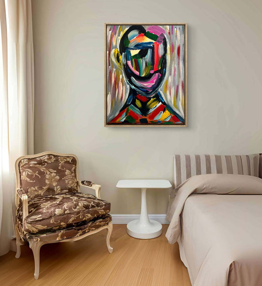 Shadowlines - Original Acrylic Painting (40x50 cm)