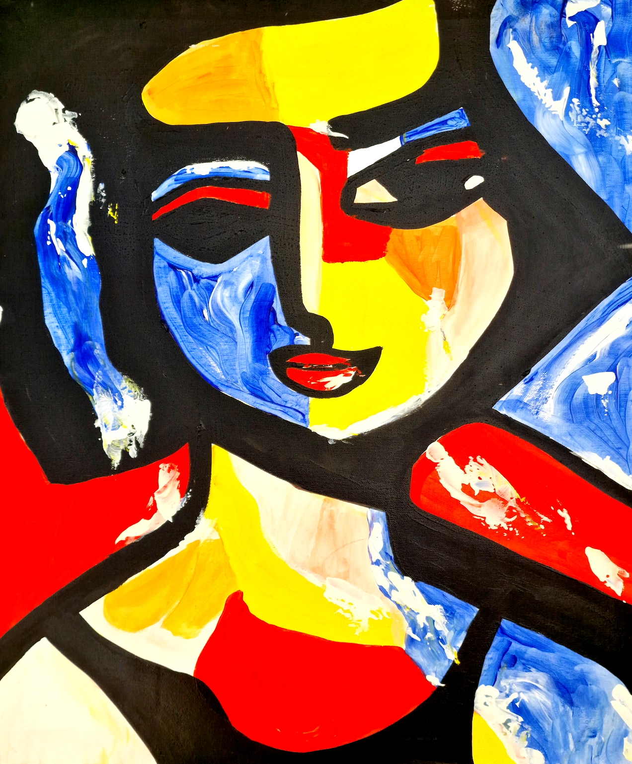 Echoes of Inner Harmony – Original Acrylic Painting (50 × 60 cm)