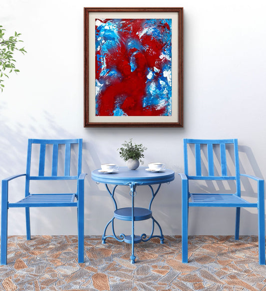 Pulse of the Unknown - Original Acrylic Painting (40x50 cm)