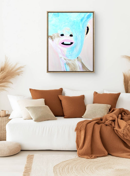 Soft Static - Original Acrylic Painting (40x50 cm)