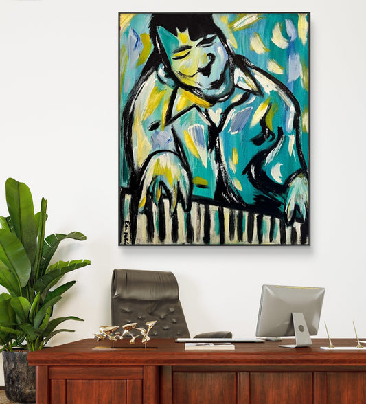 Soul Keys - Original Acrylic Painting (40x50 cm)